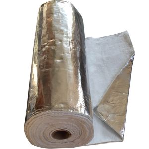 Aluminiumsbelagt isolasjon – isolasjonsmatte for røykrør 12 mm x 1 m – per løpemeter