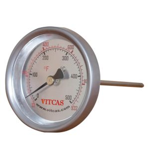 Sondetermometer for pizzaovn 0–500 °C