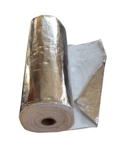 Aluminiumsbelagt isolasjon – røykrørsmatte 12 mm x 1 m