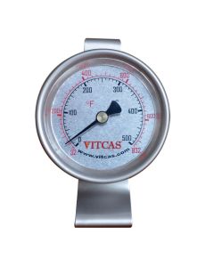 Frittstående ovnstermometer 0 °C–500 °C