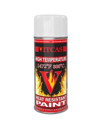 Varmebestandig spraymaling – hvit 800 °C