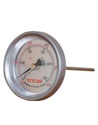 Sondetermometer for pizzaovn 0–500 °C